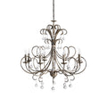 Ermira Chandelier Cristal Verre Luxe Postmoderne Salon - Neutralighting