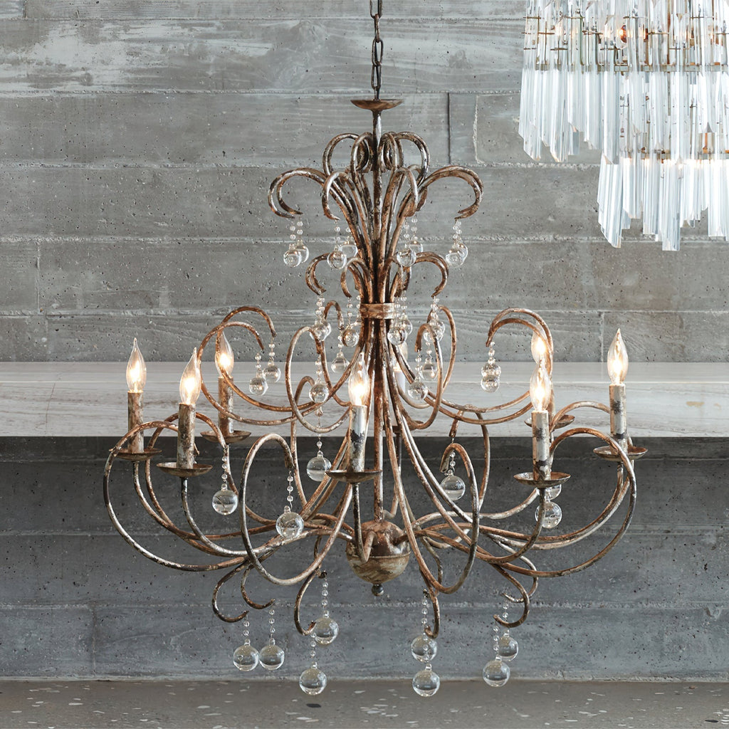 Ermira Chandelier Cristal Verre Luxe Postmoderne Salon - Neutralighting