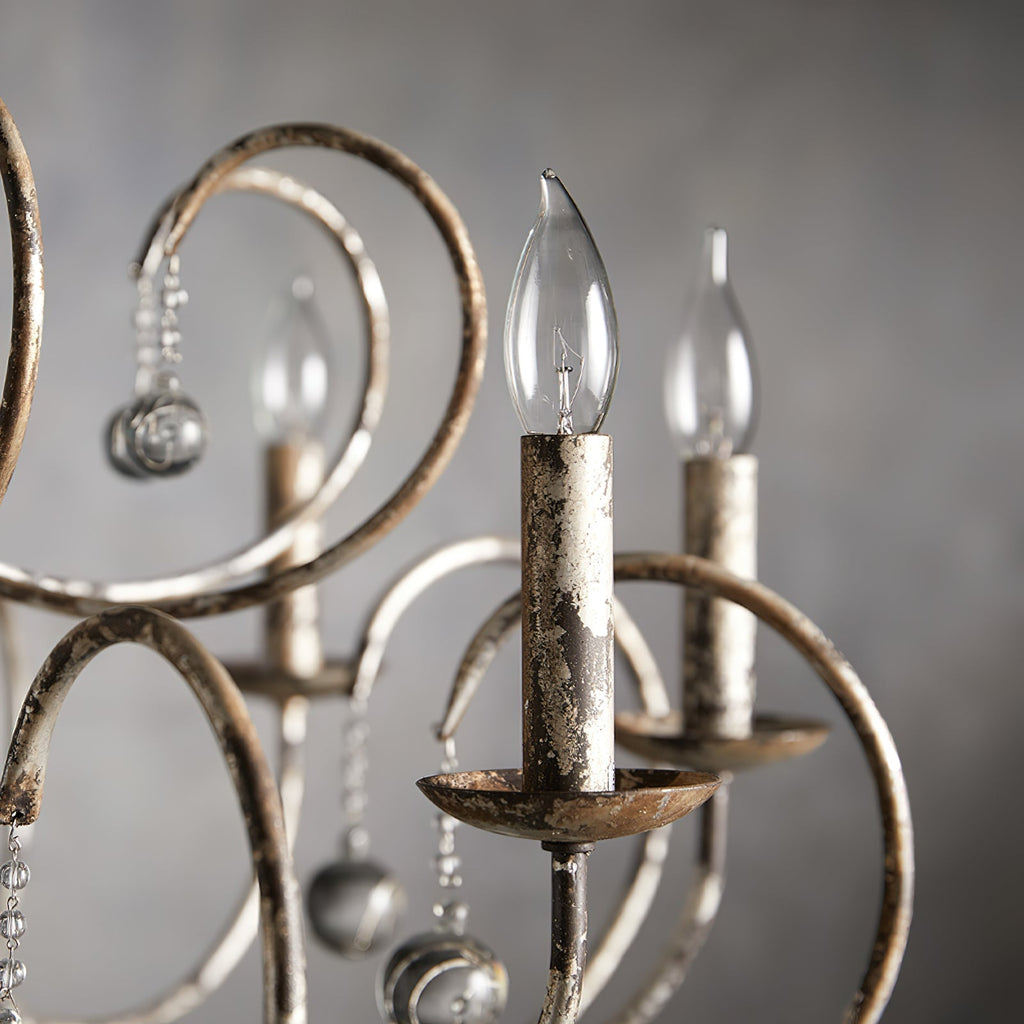 Ermira Chandelier Cristal Verre Luxe Postmoderne Salon - Neutralighting