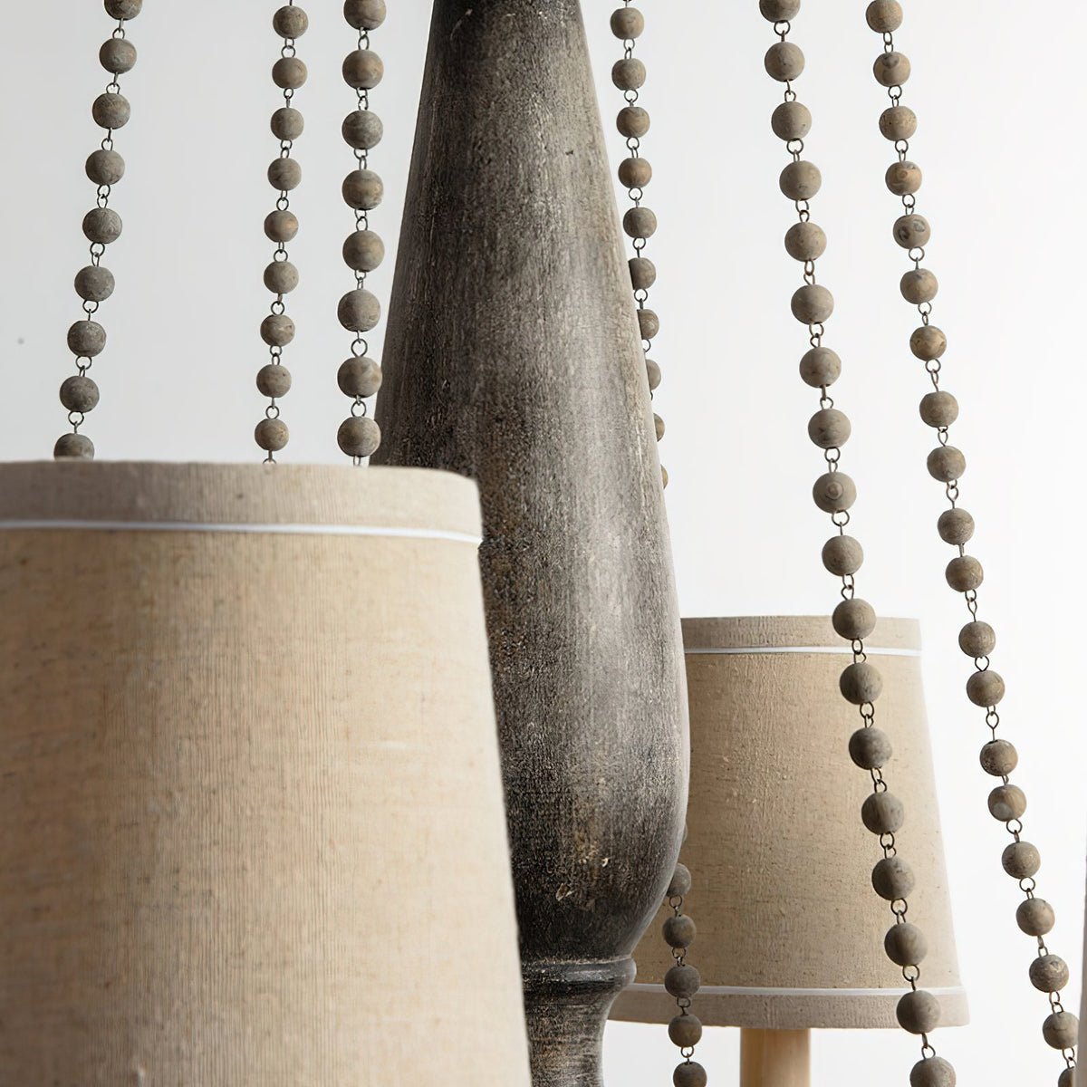 Arshaor Chandelier Bois Métal Luxe Postmoderne Salon - Neutralighting