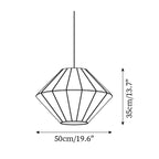 Felida Suspension Géométrique Tissu Minimaliste - Neutralighting