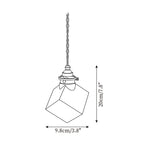 Felix Verre Suspension Clair Géométrique Industriel - Neutralighting