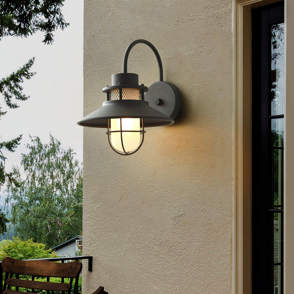 Ceraeion Unique Vintage Verre Extérieur Applique Murale - Neutralighting