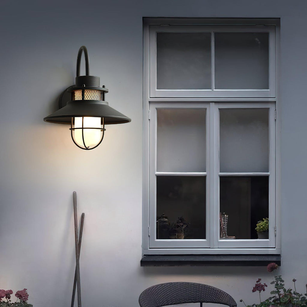 Ceraeion Unique Vintage Verre Extérieur Applique Murale - Neutralighting
