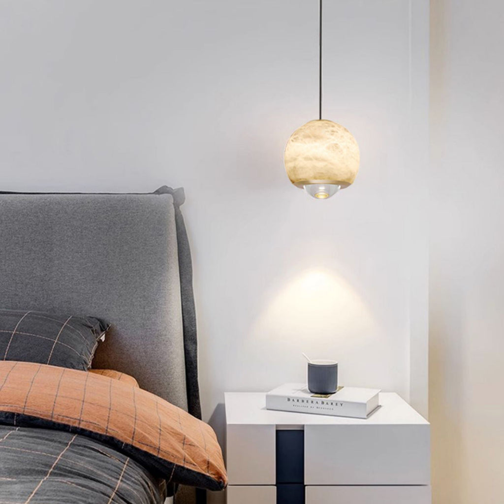 Zephaan Suspension Laiton Albâtre Moderne Minimaliste - Neutralighting