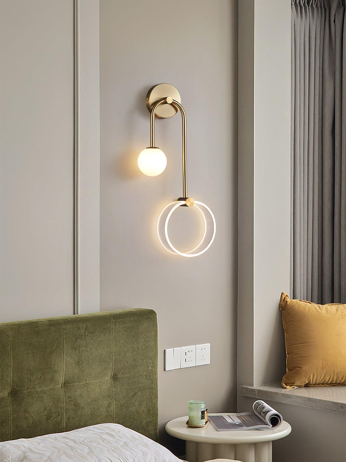 Warren Applique Murale LED Laiton Minimaliste Moderne - Neutralighting
