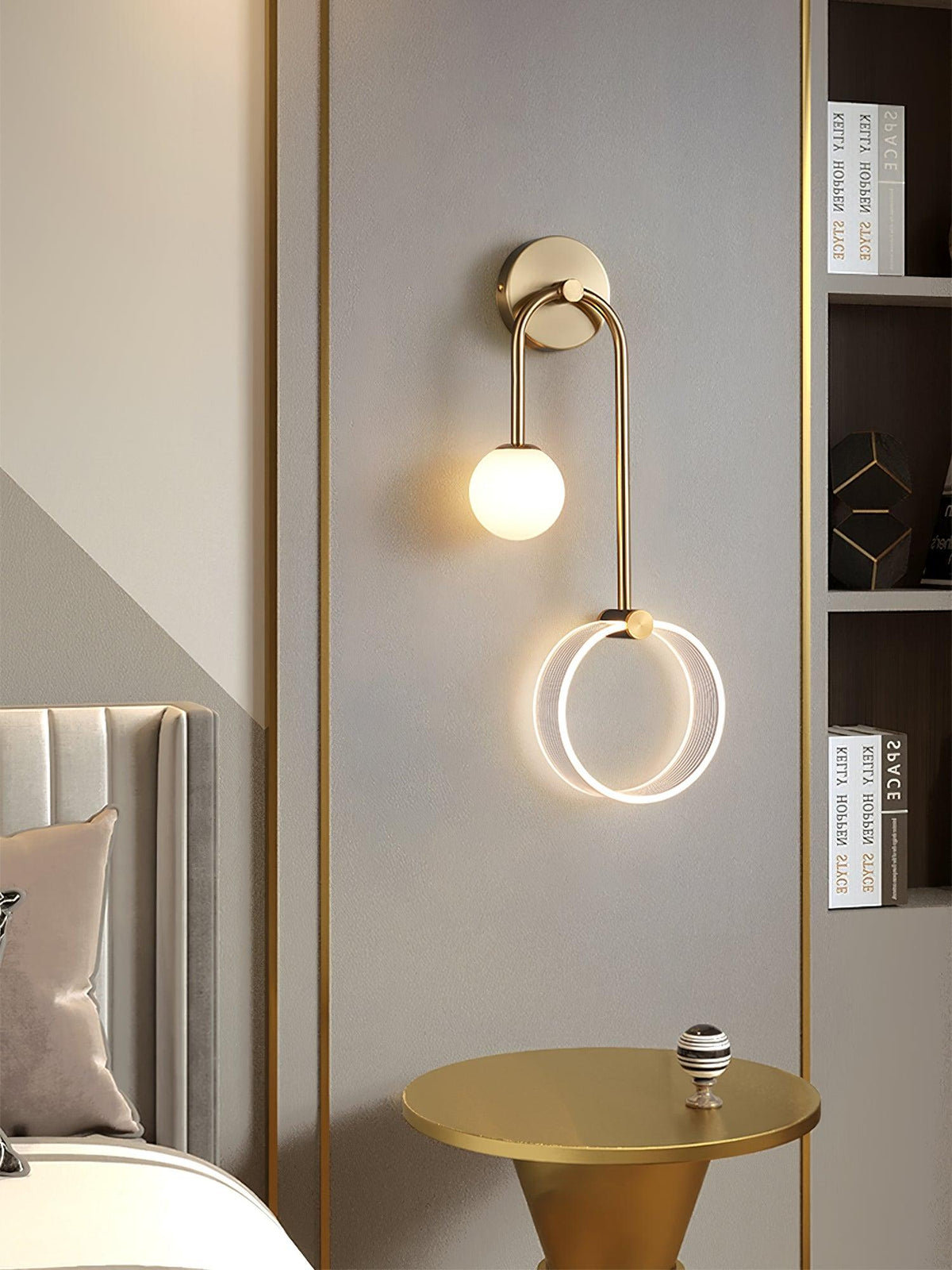 Warren Applique Murale LED Laiton Minimaliste Moderne - Neutralighting