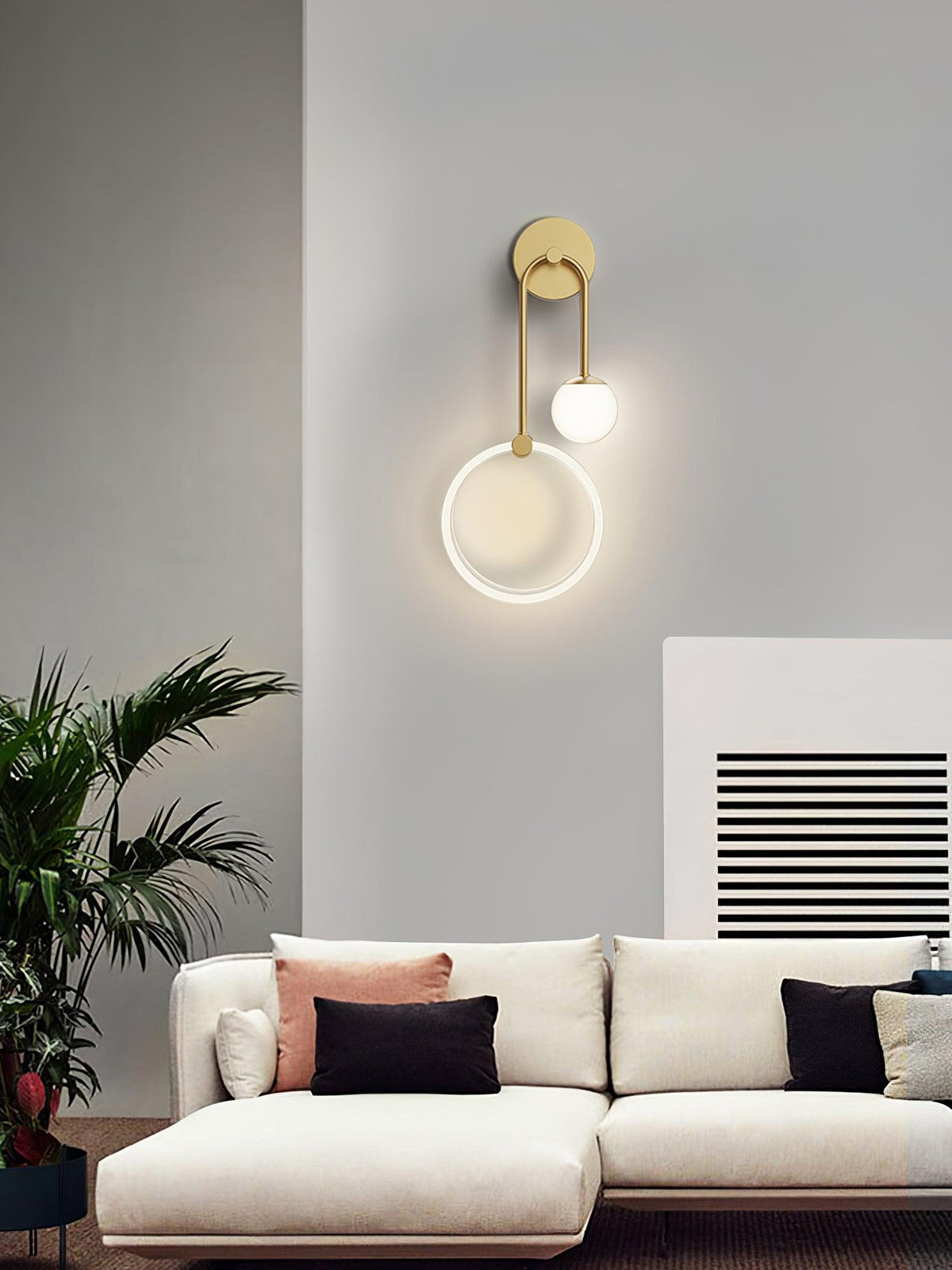 Warren Applique Murale LED Laiton Minimaliste Moderne - Neutralighting