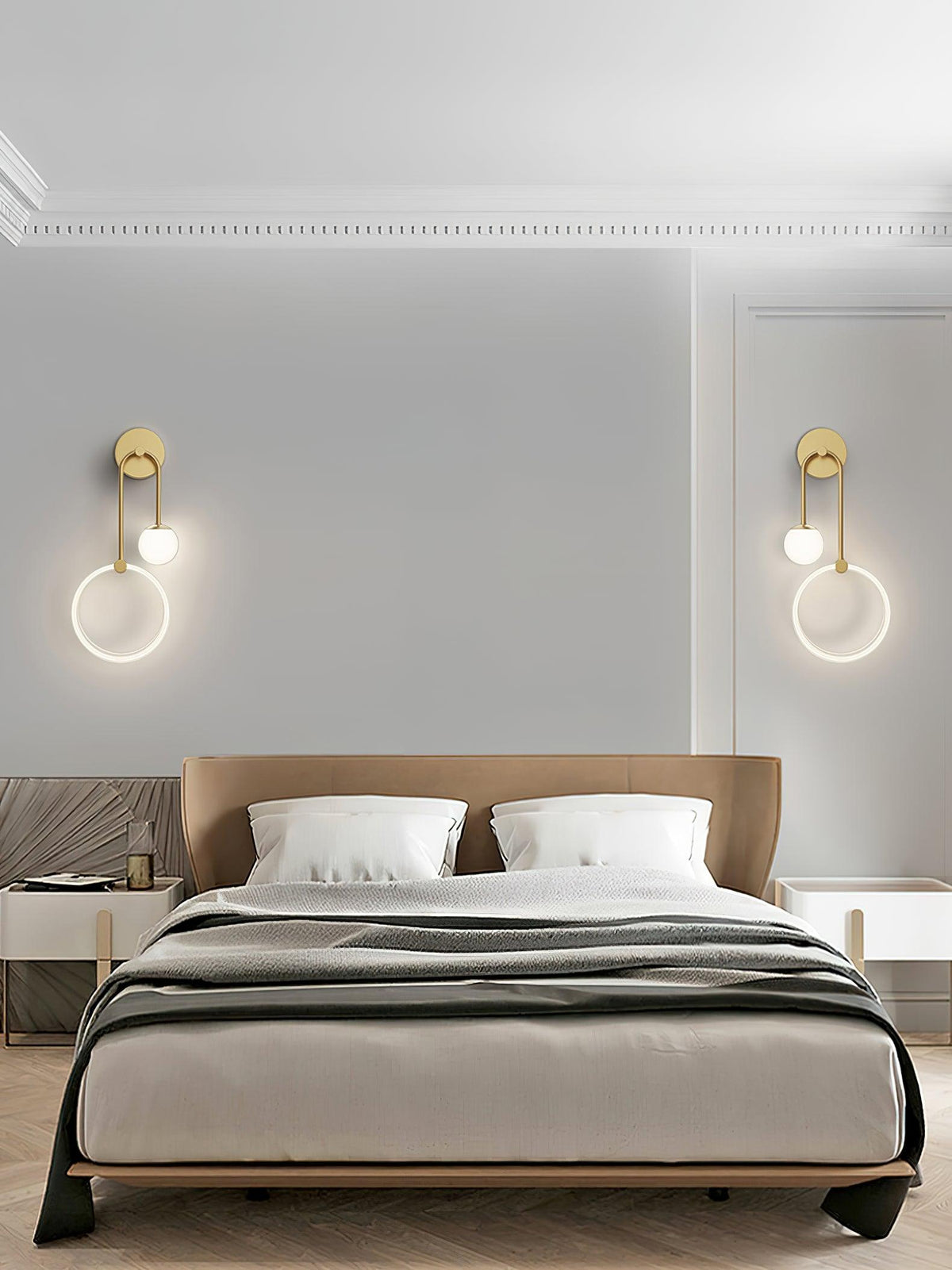 Warren Applique Murale LED Laiton Minimaliste Moderne - Neutralighting