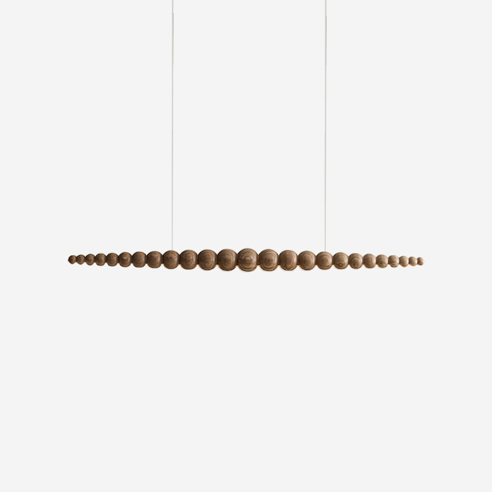 Favon Lustre en Bois à Perles - Neutralighting