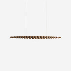 Favon Lustre en Bois à Perles - Neutralighting