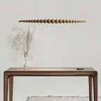 Favon Lustre en Bois à Perles - Neutralighting