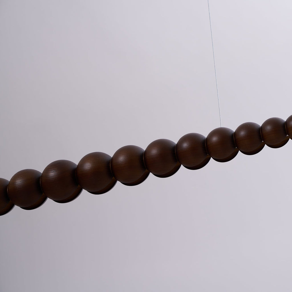 Favon Lustre en Bois à Perles - Neutralighting