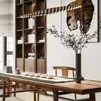 Favon Lustre en Bois à Perles - Neutralighting