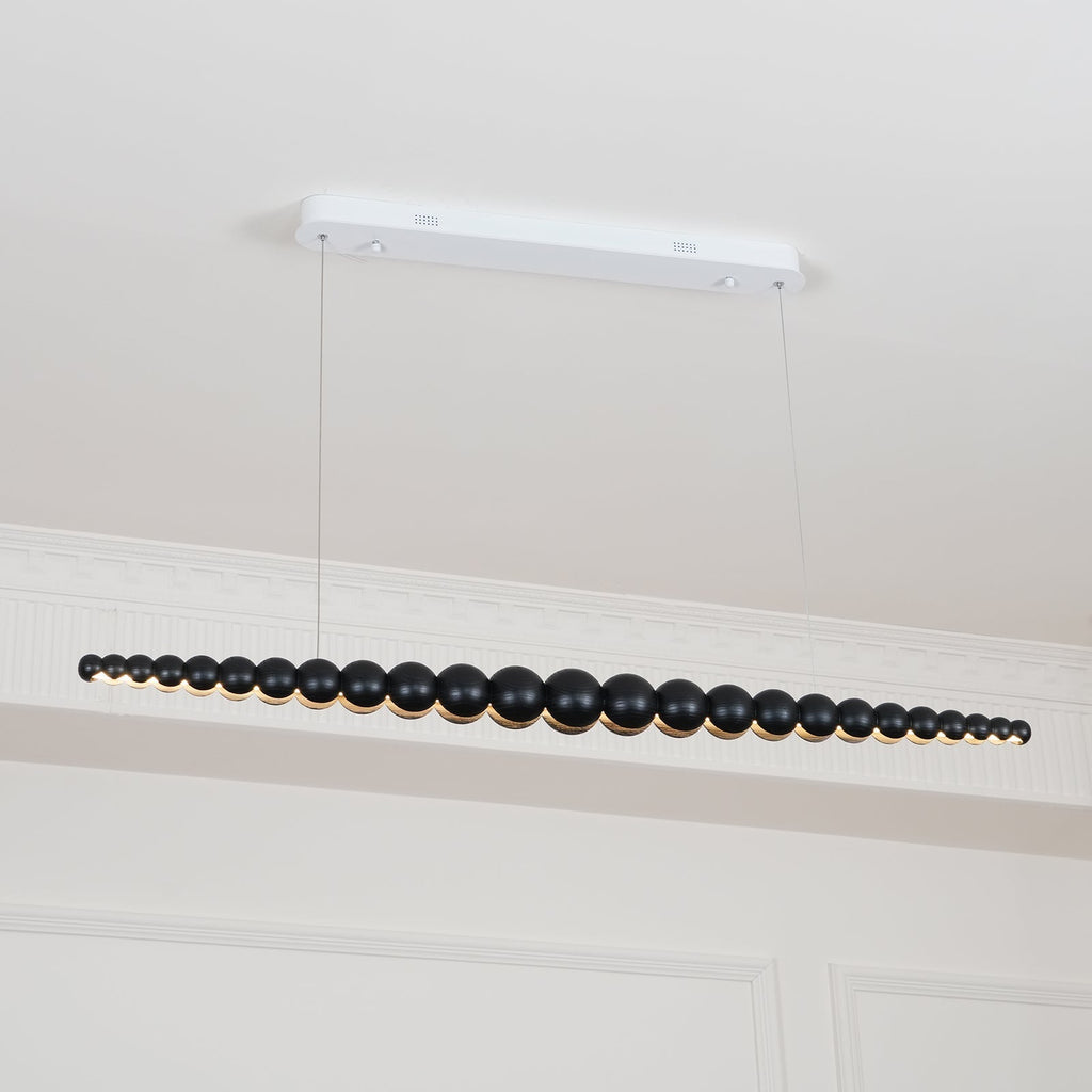Favon Lustre en Bois à Perles - Neutralighting