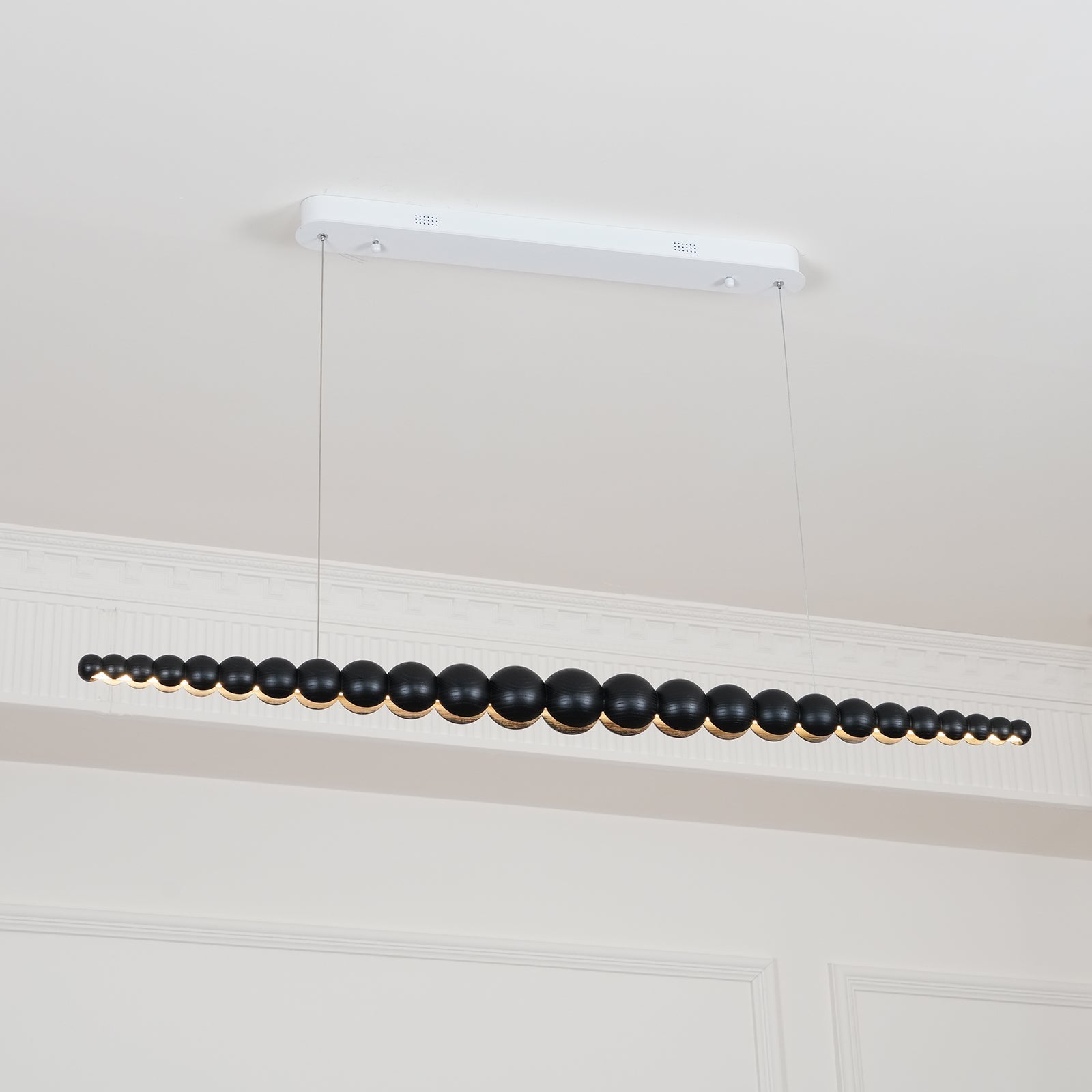 Favon Lustre en Bois à Perles - Neutralighting