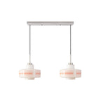 Roko Suspension Mid Century Vintage Blanc et Orange - Neutralighting