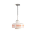 Roko Suspension Mid Century Vintage Blanc et Orange - Neutralighting