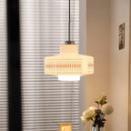 Roko Suspension Mid Century Vintage Blanc et Orange - Neutralighting