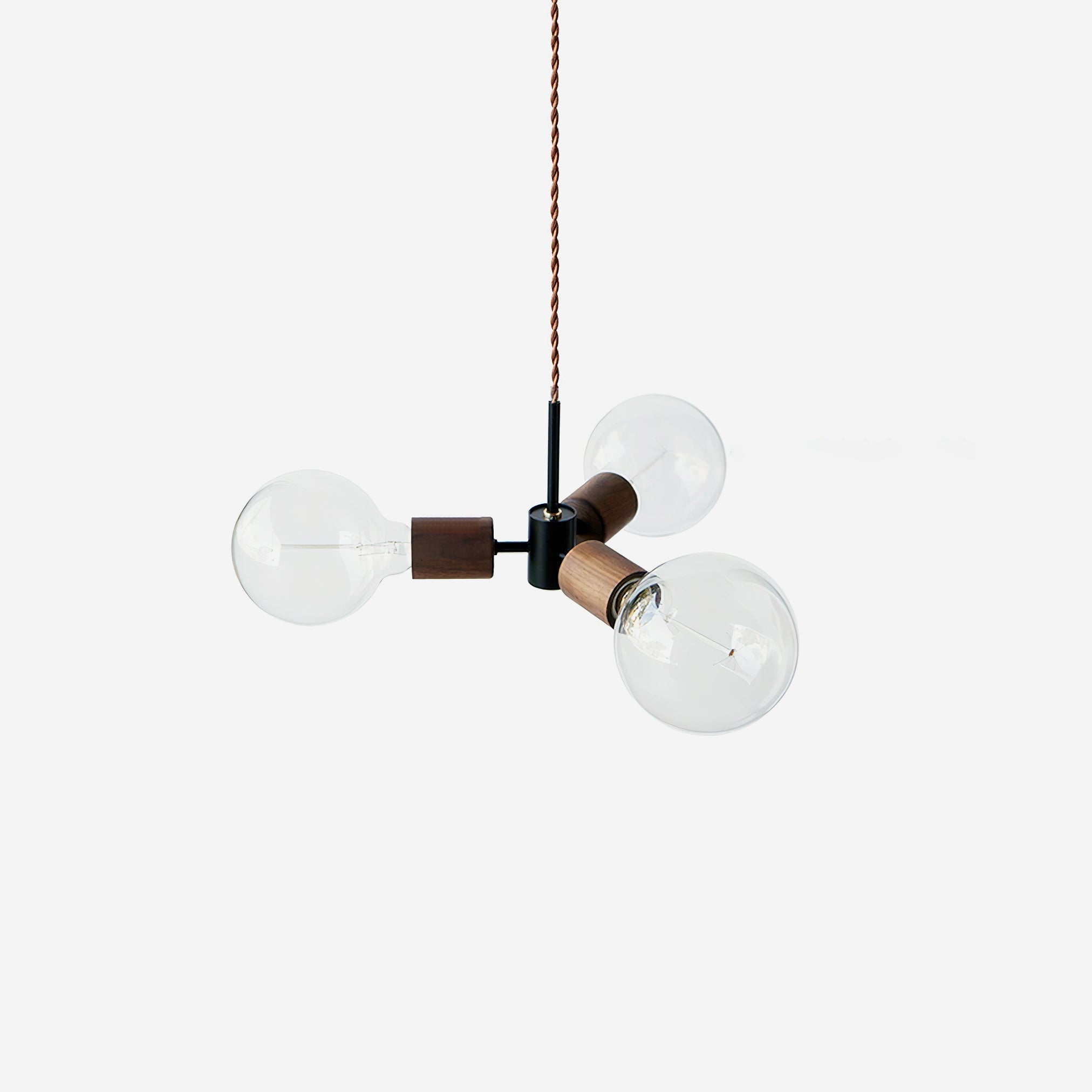 Filotto Suspension Ampoule Exposée Bois Industriel - Neutralighting