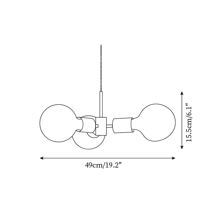 Filotto Suspension Ampoule Exposée Bois Industriel - Neutralighting