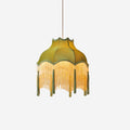 Fina Lampe Suspendue Velours Franges Vintage Élégant À Pompons - Neutralighting