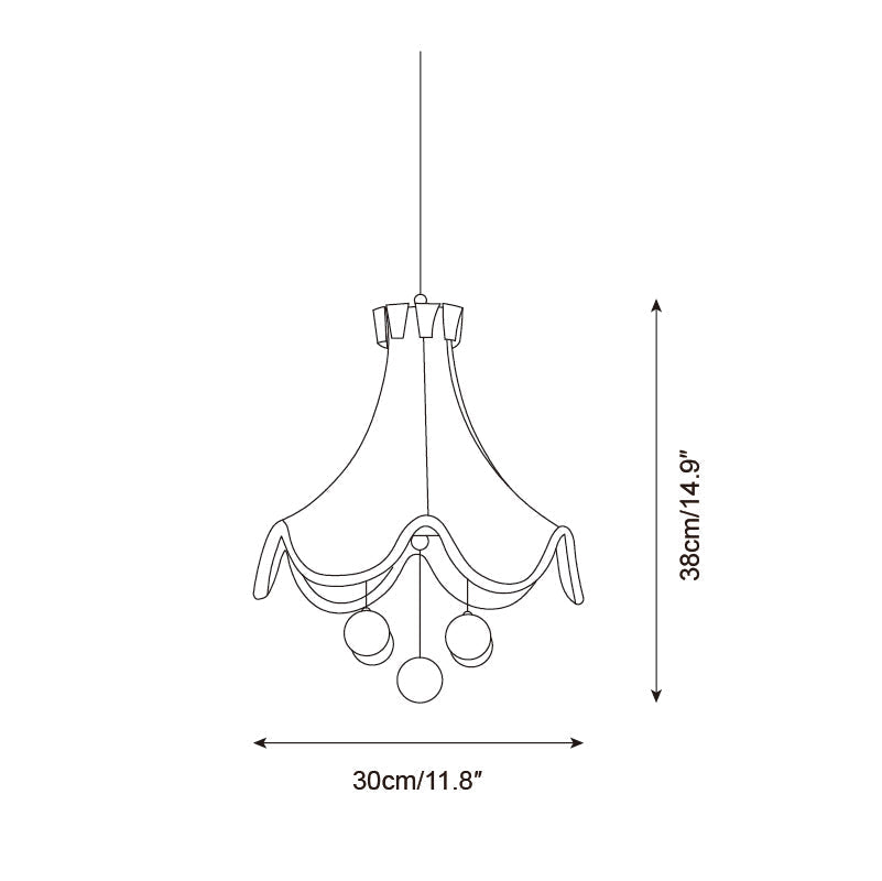 Finaflor Lampe Pendante Pompon Écaille - Neutralighting