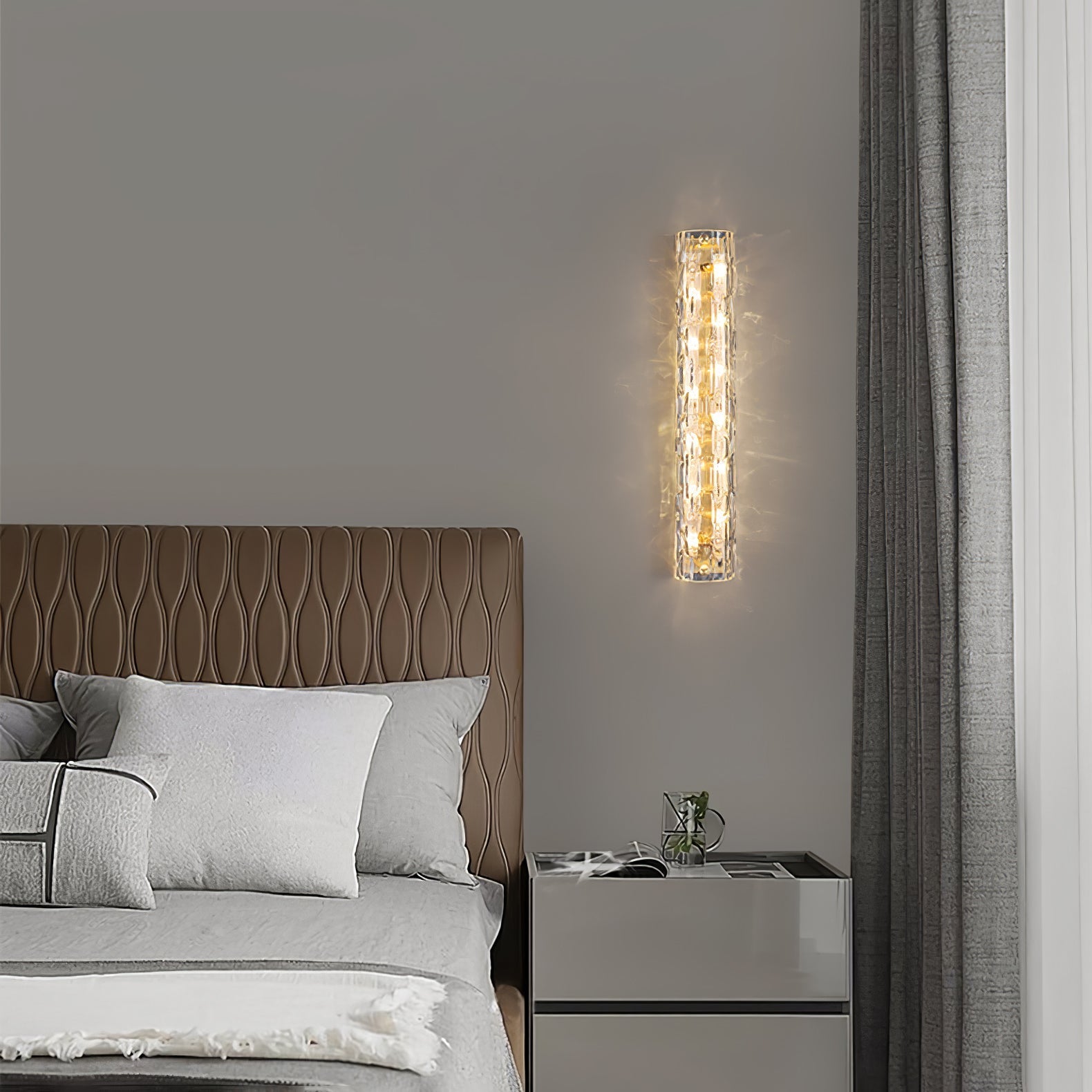 Lumix Lampe Murale en Laiton et Verre Glam - Neutralighting
