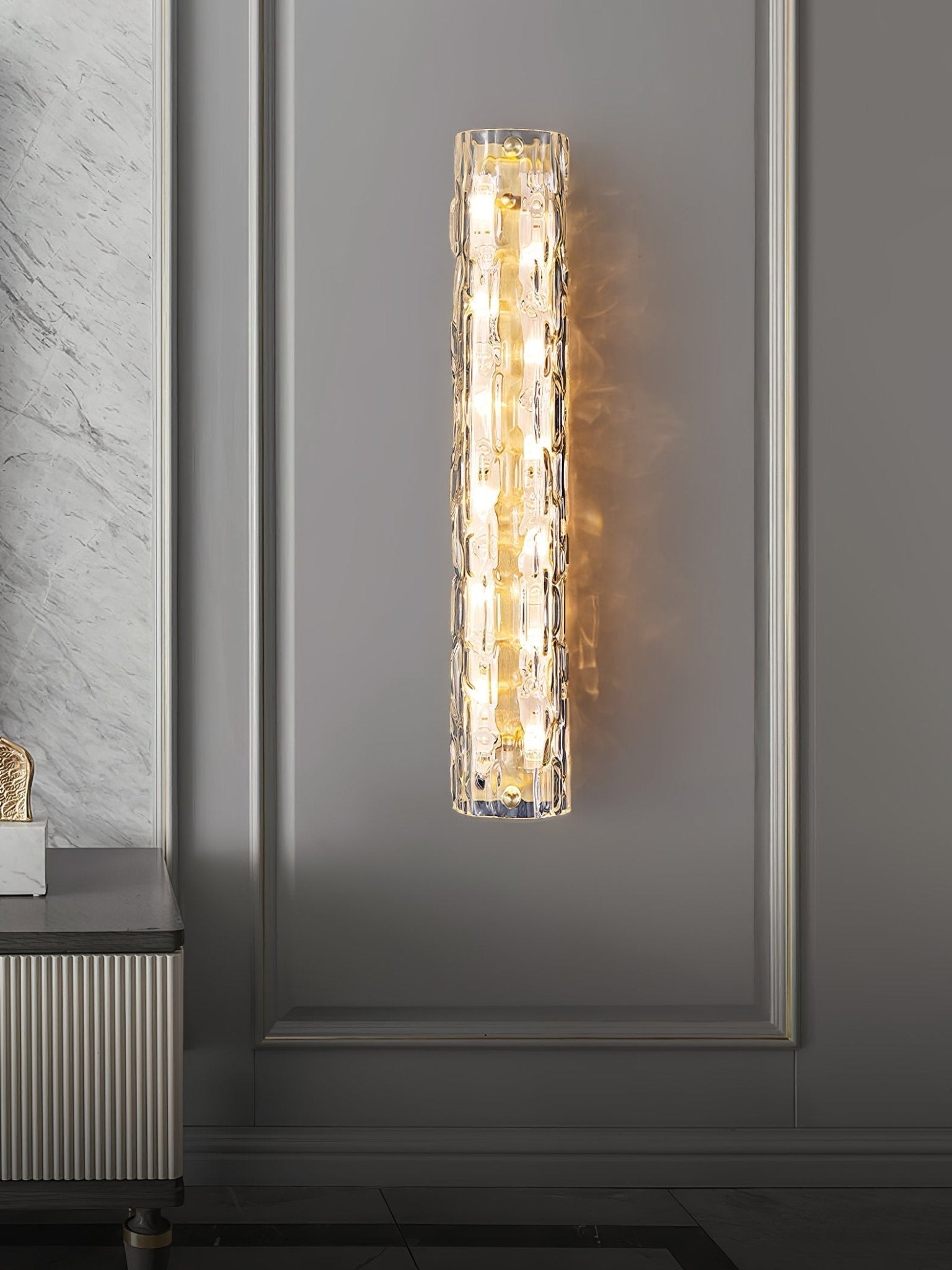 Lumix Lampe Murale en Laiton et Verre Glam - Neutralighting