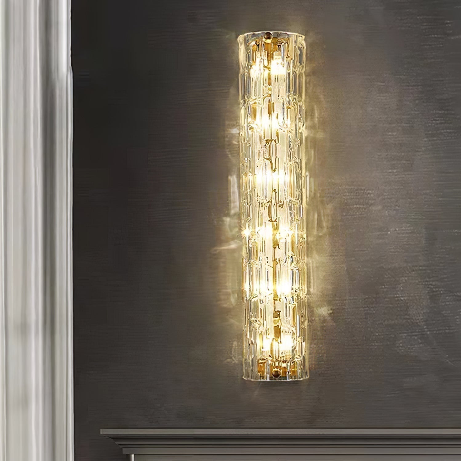 Lumix Lampe Murale en Laiton et Verre Glam - Neutralighting