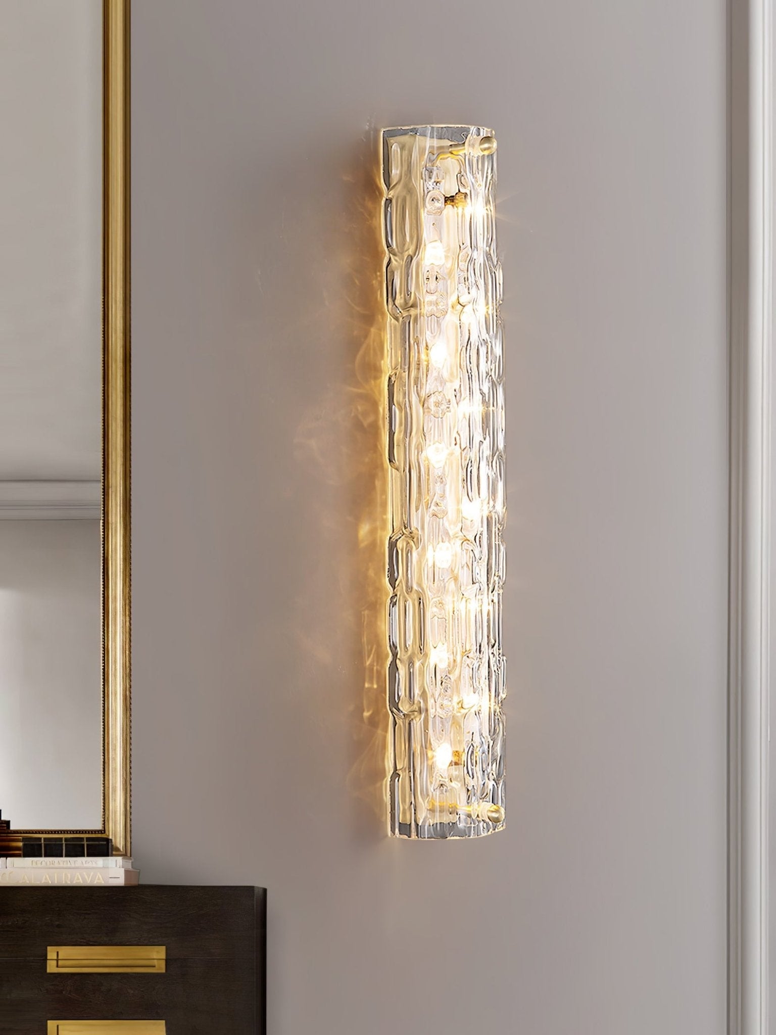 Lumix Lampe Murale en Laiton et Verre Glam - Neutralighting