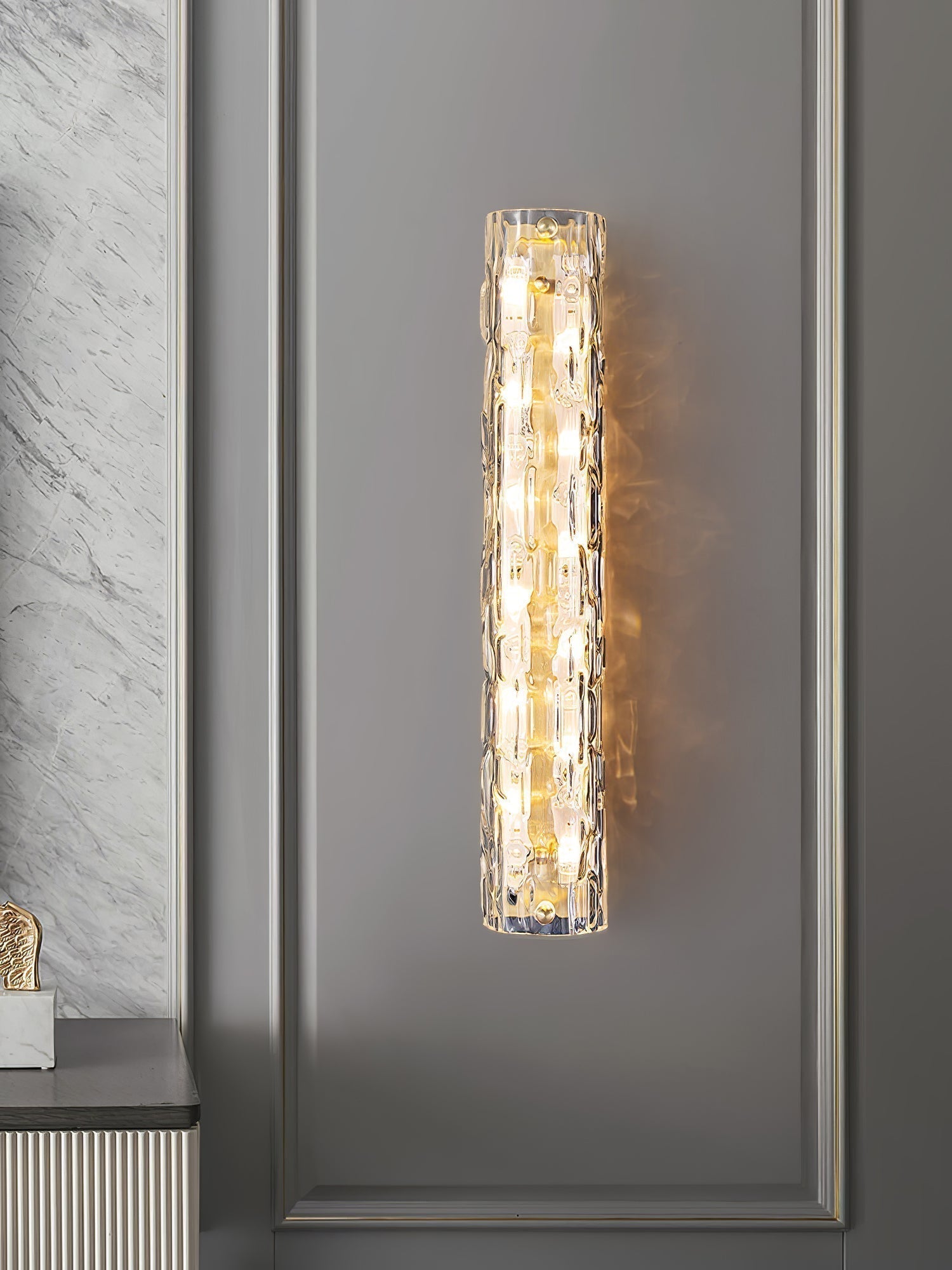 Lumix Lampe Murale en Laiton et Verre Glam - Neutralighting