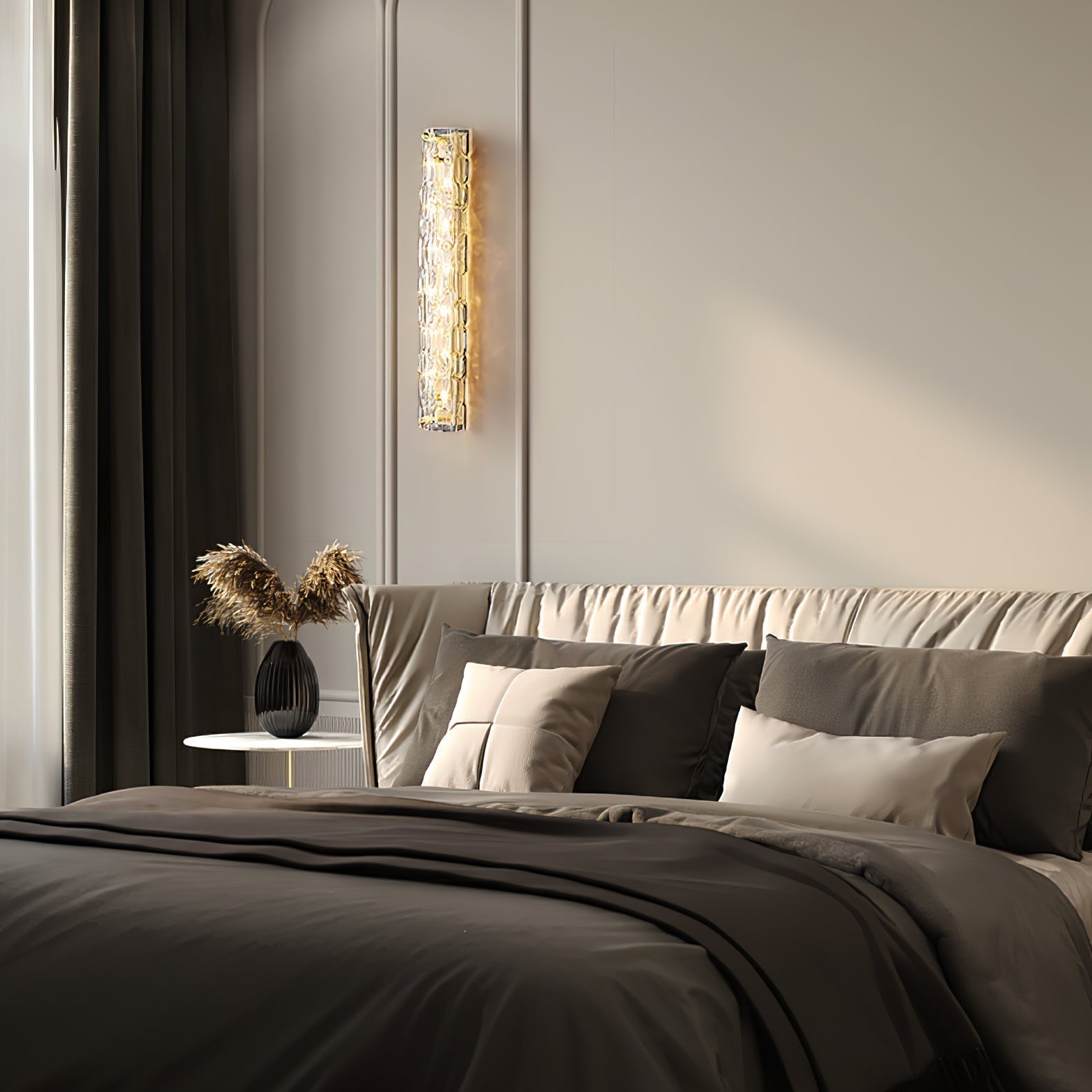 Lumix Lampe Murale en Laiton et Verre Glam - Neutralighting