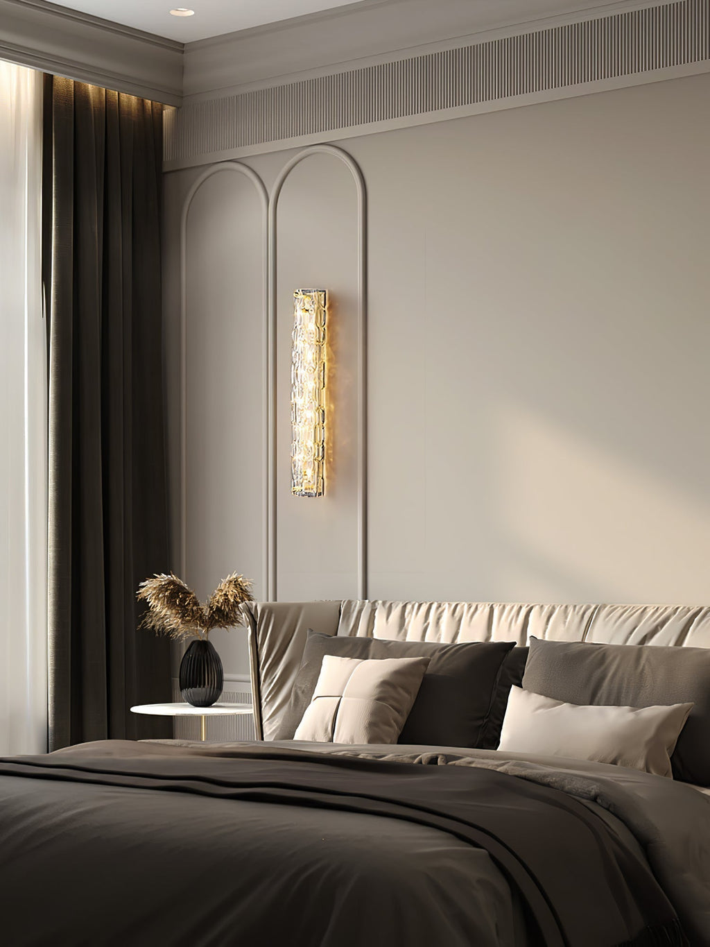 Lumix Lampe Murale en Laiton et Verre Glam - Neutralighting