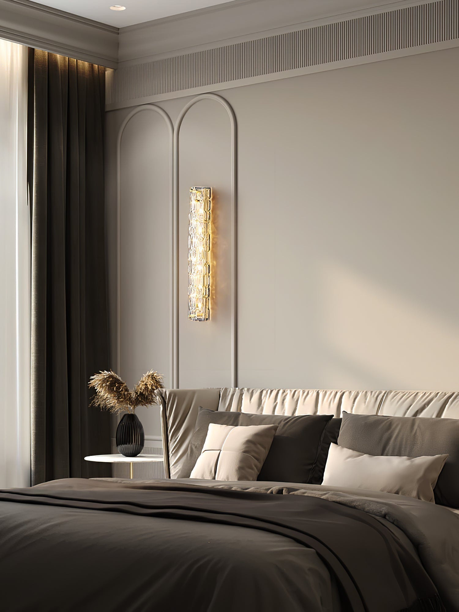 Lumix Lampe Murale en Laiton et Verre Glam - Neutralighting