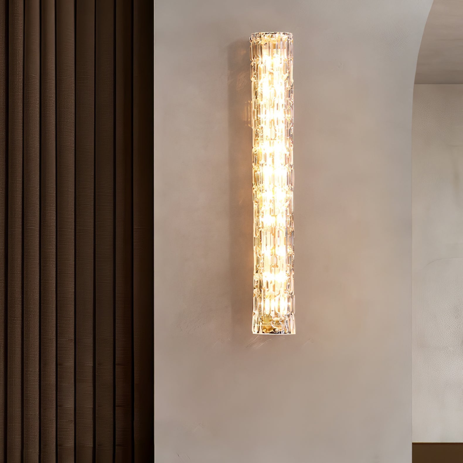 Lumix Lampe Murale en Laiton et Verre Glam - Neutralighting