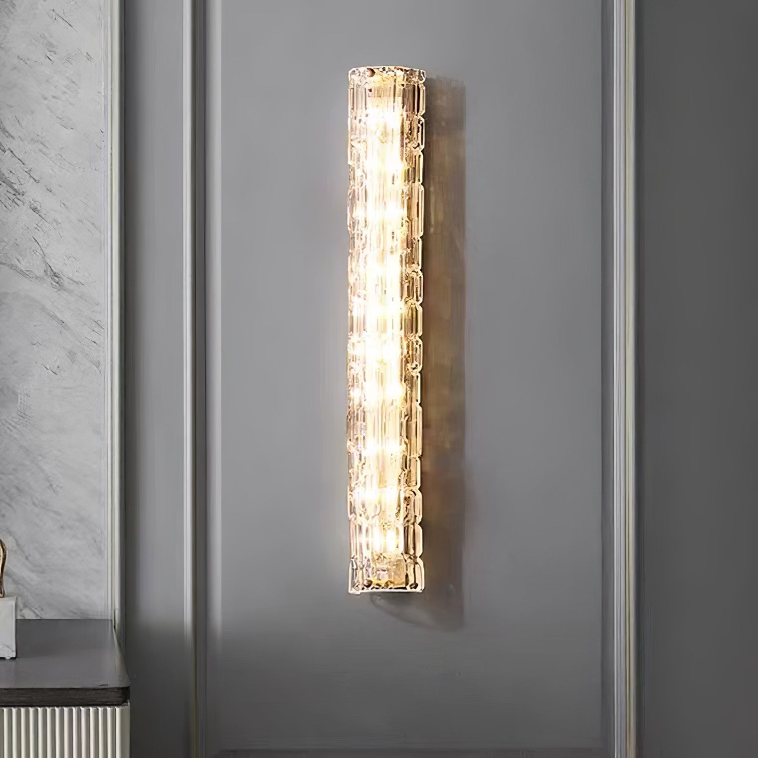 Lumix Lampe Murale en Laiton et Verre Glam - Neutralighting