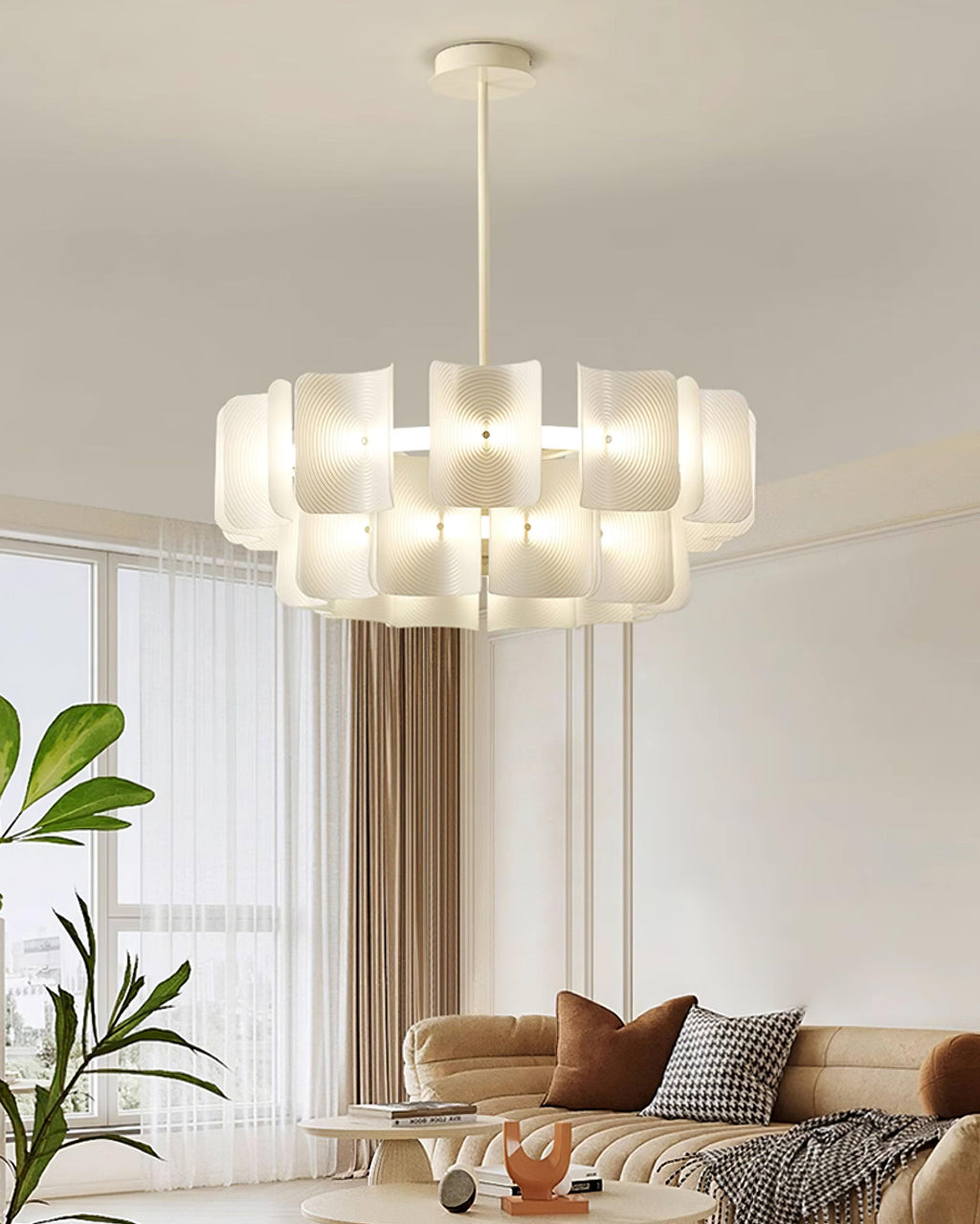 Finn Lustra Lustre Acrylique Empreinte Moderne - Neutralighting