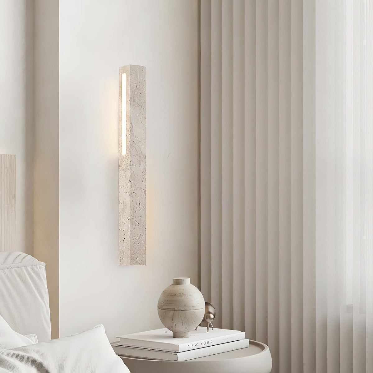 Eurdora Applique Murale Travertin Moderne Minimaliste - Neutralighting