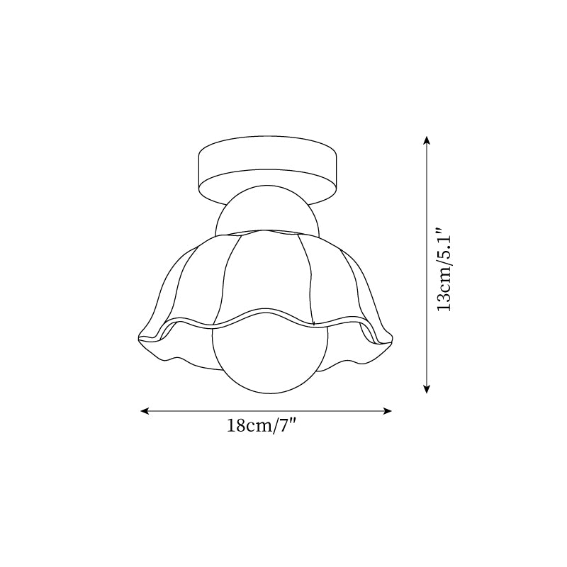 Opila Lampe Plafonnier Semi-Encastrée Or et Blanche - Neutralighting