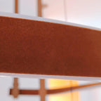 Cesorora Chandelier en Cuir Artificiel Incurvé - Neutralighting