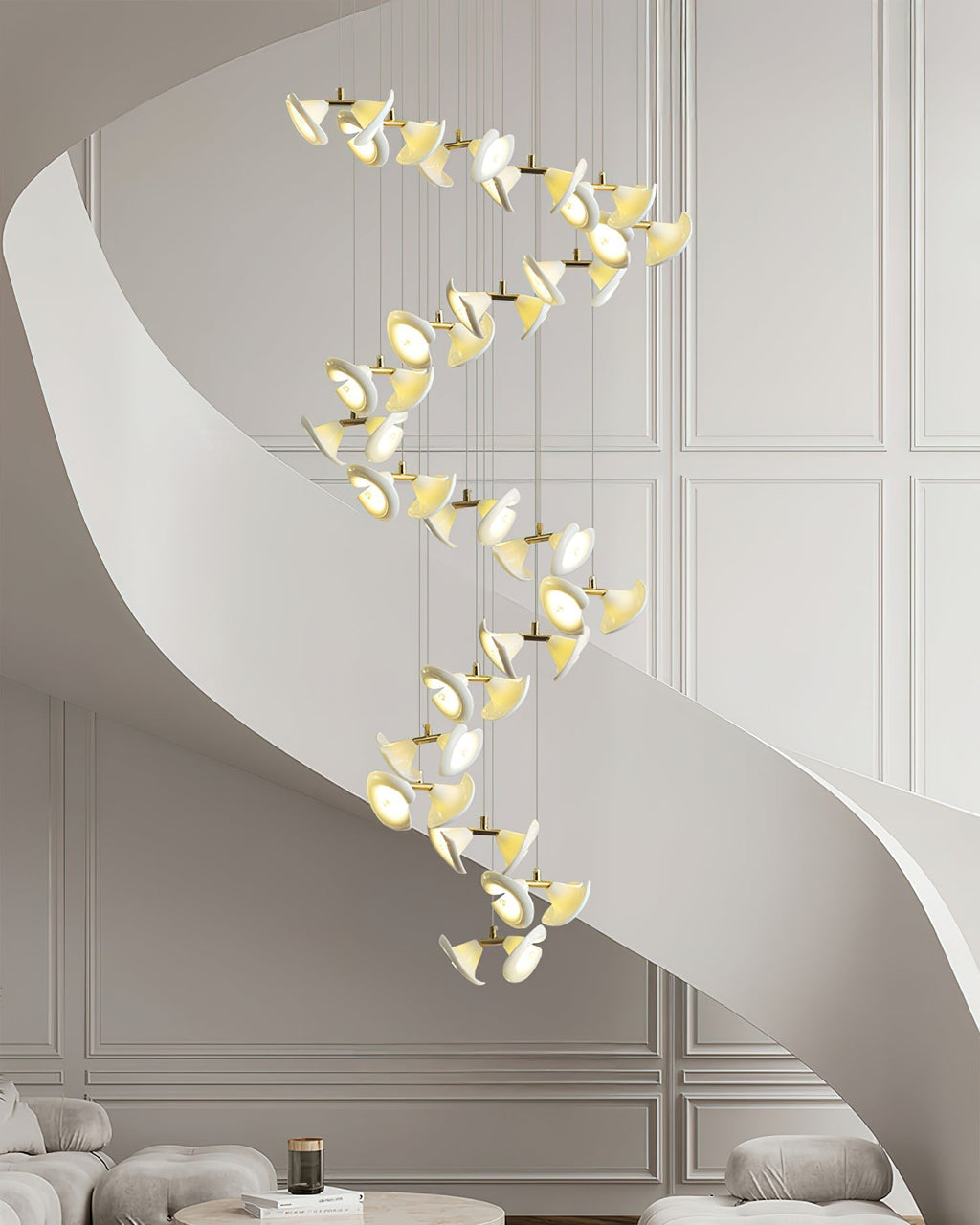 Fiora Lustre Cascade de Pétales Élégance - Neutralighting