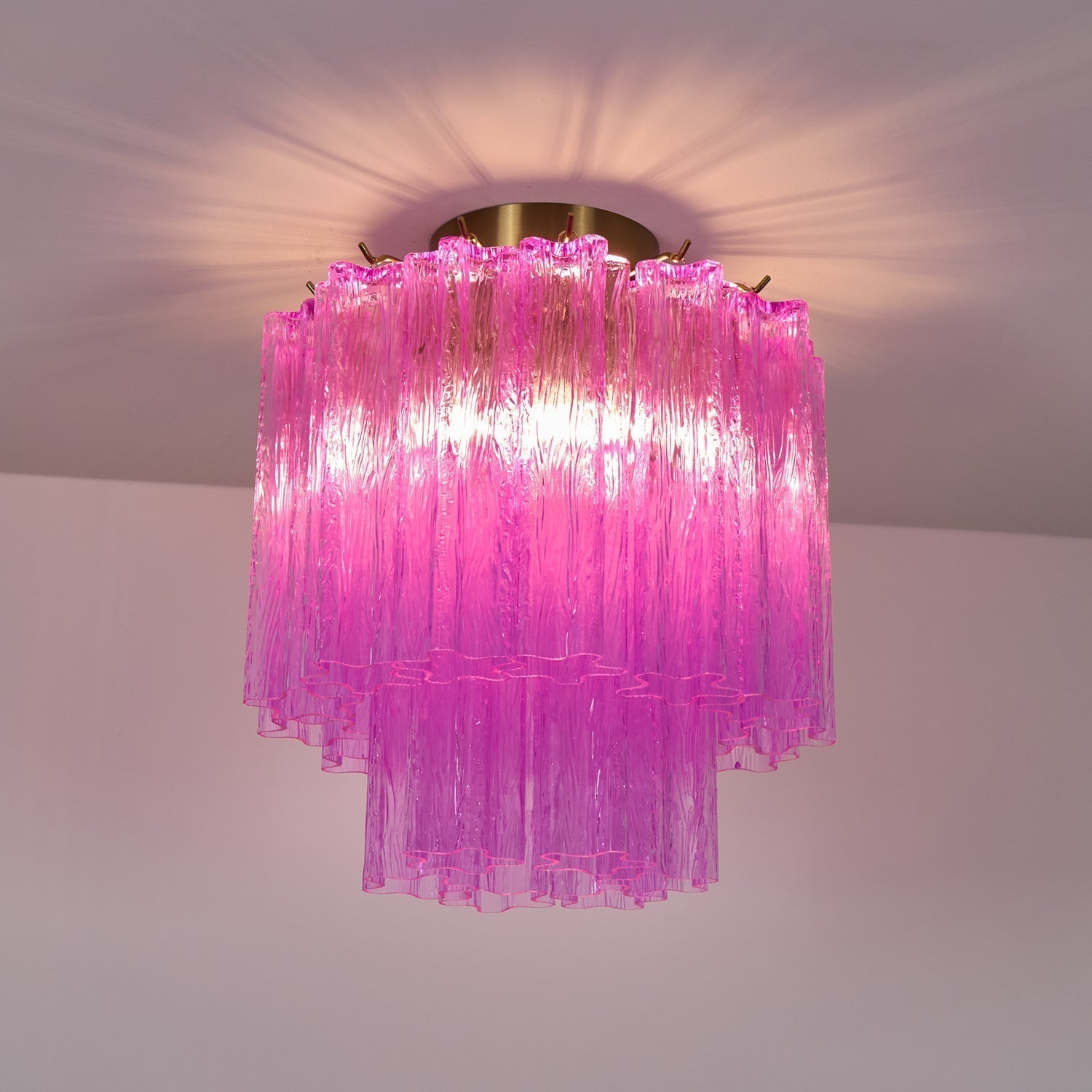 Aurora Plafonnier en Verre de Murano Violet - Neutralighting