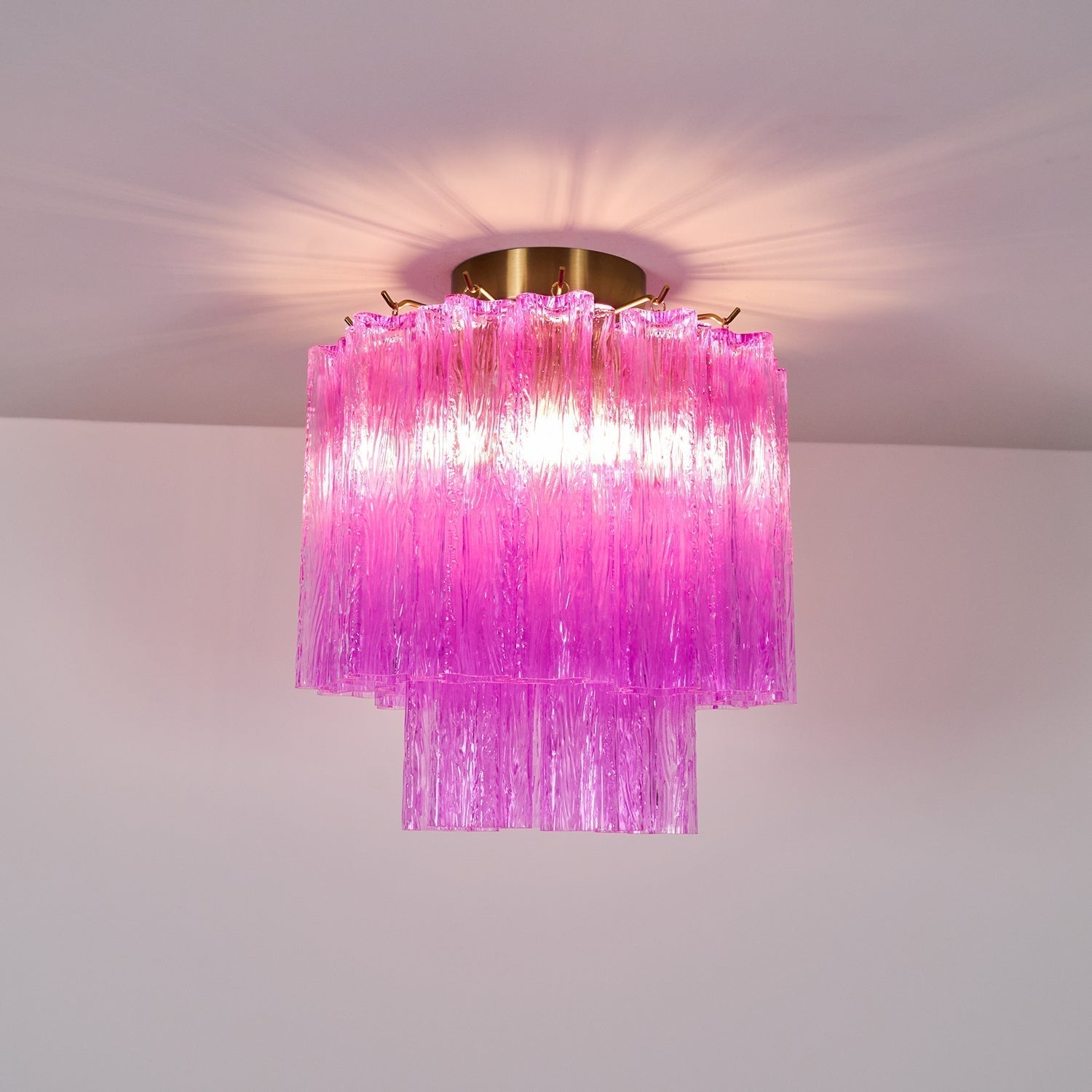 Aurora Plafonnier en Verre de Murano Violet - Neutralighting