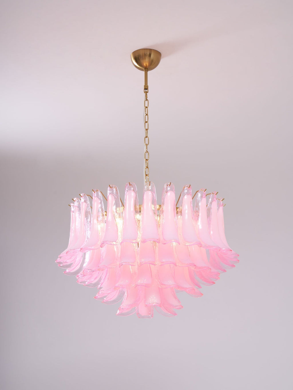 Aurora Lustre Rose Verre Feuille Superposé Florale Glamour - Neutralighting