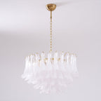 Aurora Lustre Rose Verre Feuille Superposé Florale Glamour - Neutralighting