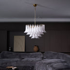 Aurora Lustre Rose Verre Feuille Superposé Florale Glamour - Neutralighting