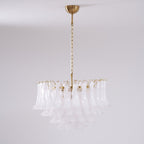 Aurora Lustre Rose Verre Feuille Superposé Florale Glamour - Neutralighting
