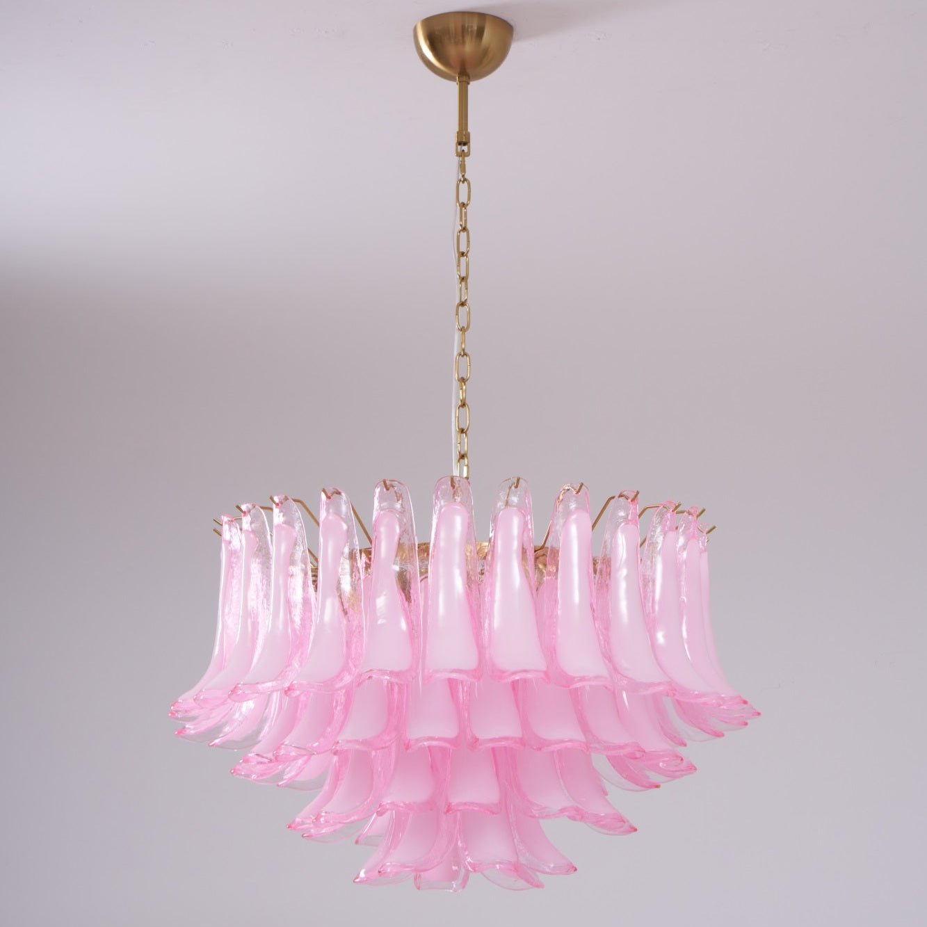 Aurora Lustre Rose Verre Feuille Superposé Florale Glamour - Neutralighting