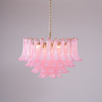 Aurora Lustre Rose Verre Feuille Superposé Florale Glamour - Neutralighting